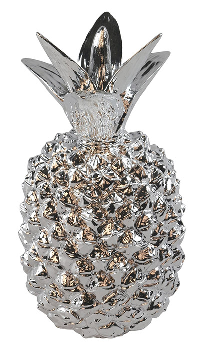 Resin Silver Pineapple